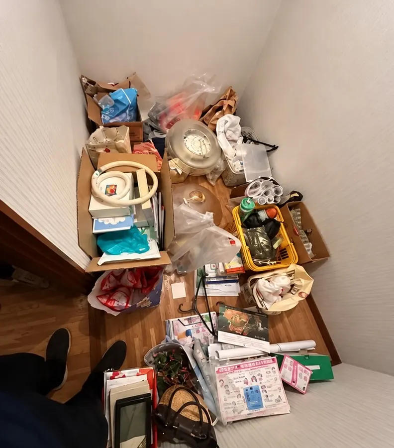 前橋市・納戸の作業前