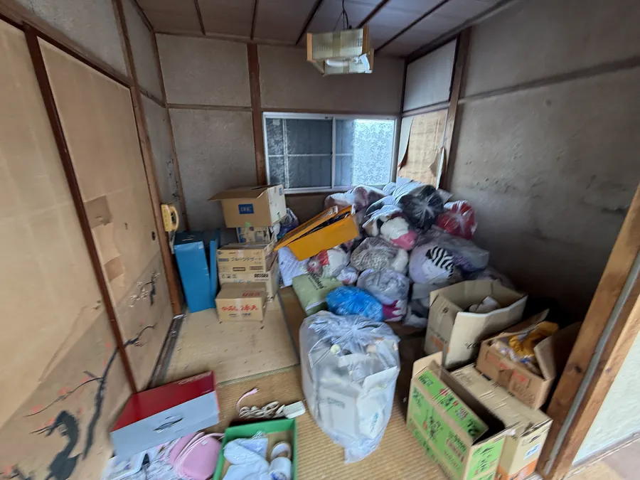 群馬県・和室の作業前